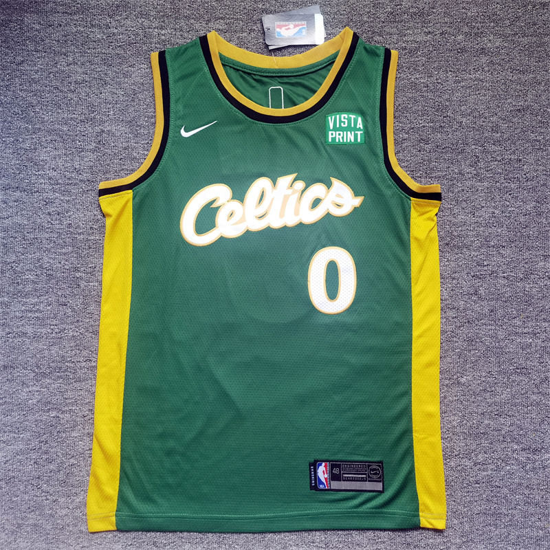 Men Boston Celtics #0 Tatum Green Nike 2025 NBA Jersey style 2->->NBA Jersey
